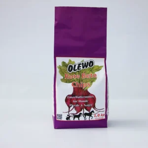 Sparpaket 2 x 1 kg Olewo Rote Bete Chips Hunde Nahrungsergänzung Begrenztes Angebot